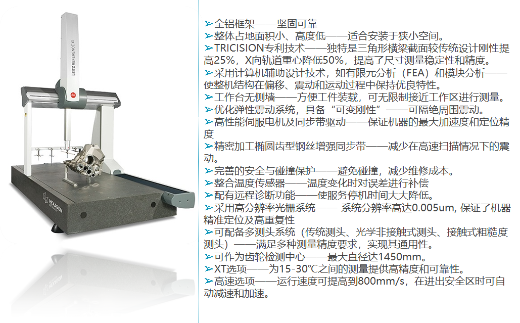 Leitz Reference Xi?？怂箍禈蚴綔y量機(jī)的特點(diǎn)